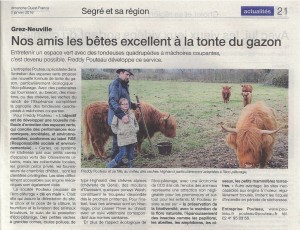 Ouest France Eco-pâturage